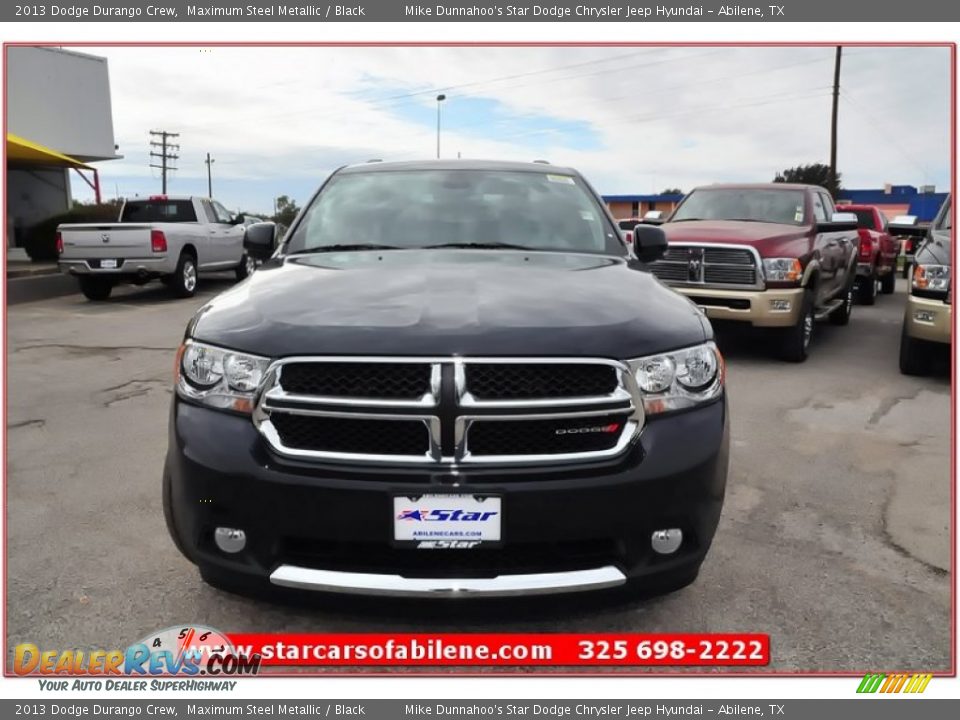 2013 Dodge Durango Crew Maximum Steel Metallic / Black Photo #10