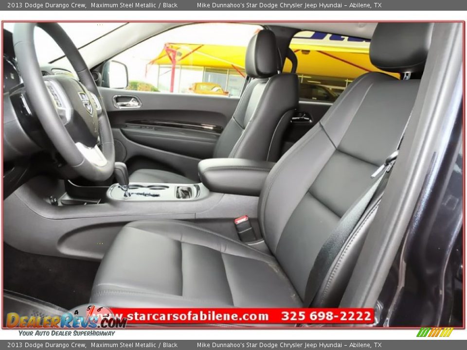 2013 Dodge Durango Crew Maximum Steel Metallic / Black Photo #12