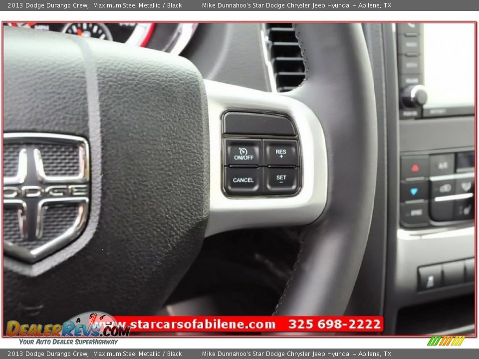 2013 Dodge Durango Crew Maximum Steel Metallic / Black Photo #16