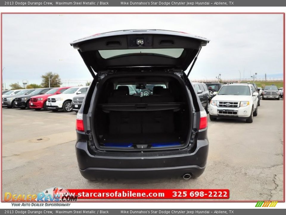 2013 Dodge Durango Crew Maximum Steel Metallic / Black Photo #23