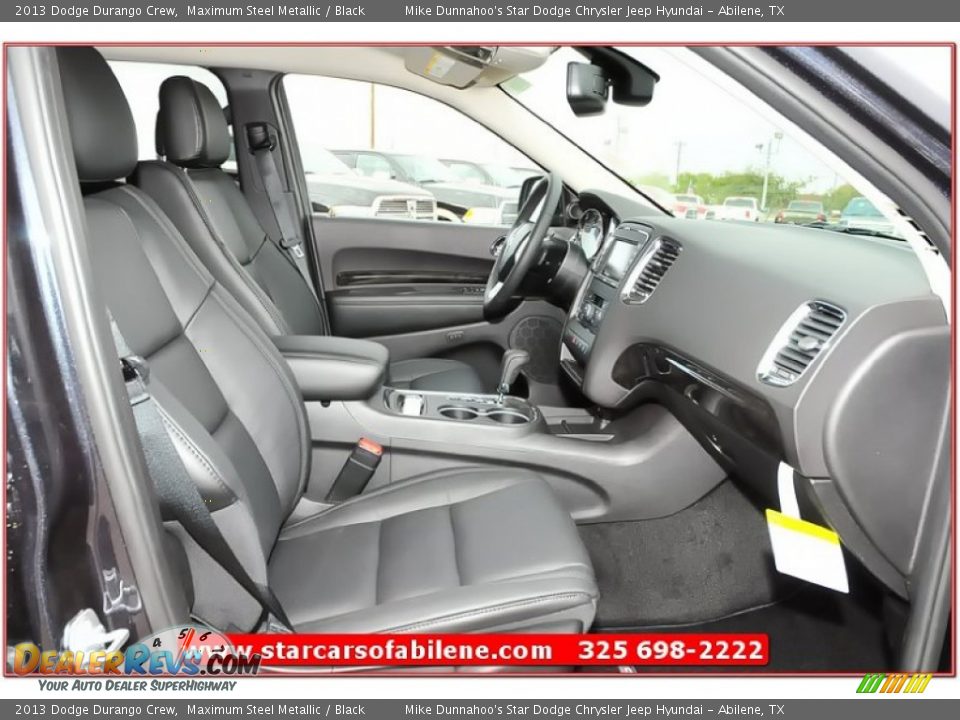 2013 Dodge Durango Crew Maximum Steel Metallic / Black Photo #26