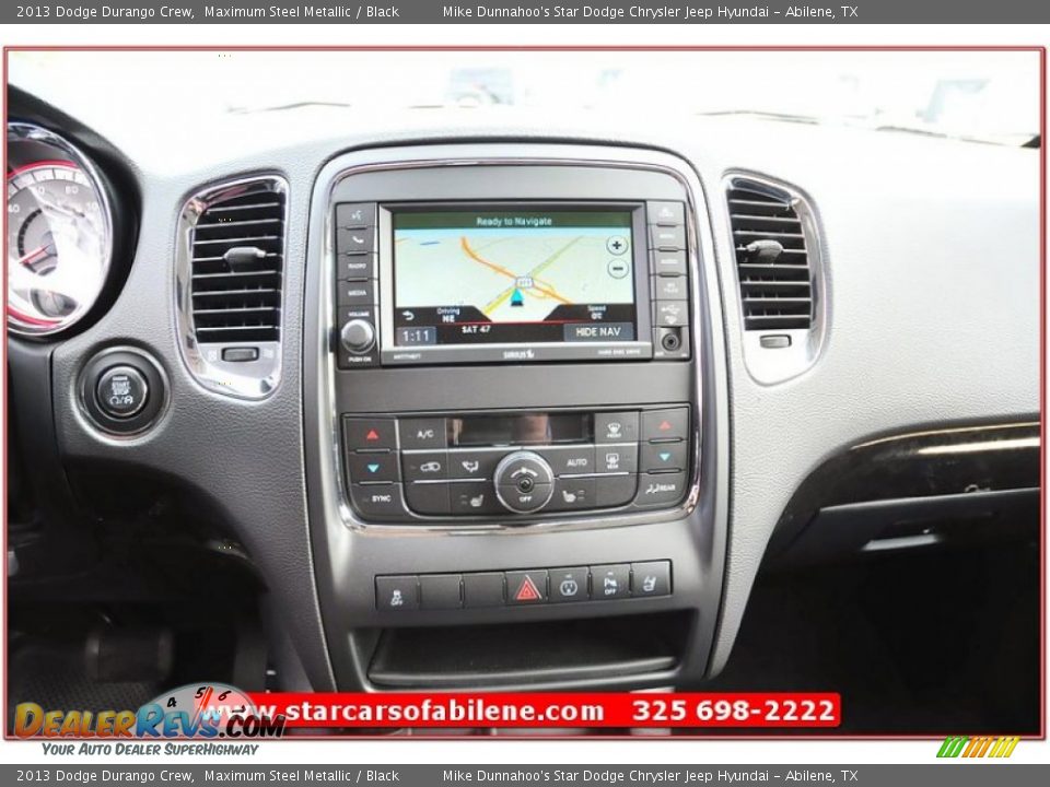 2013 Dodge Durango Crew Maximum Steel Metallic / Black Photo #33