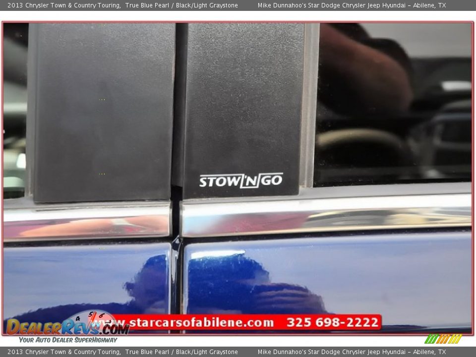 2013 Chrysler Town & Country Touring True Blue Pearl / Black/Light Graystone Photo #3
