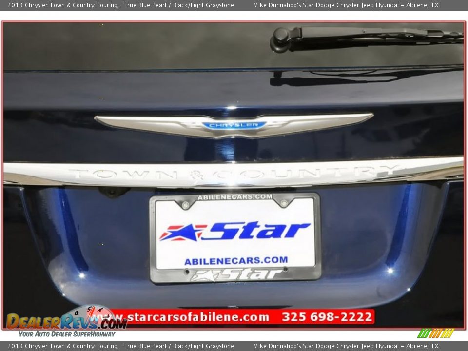 2013 Chrysler Town & Country Touring True Blue Pearl / Black/Light Graystone Photo #6