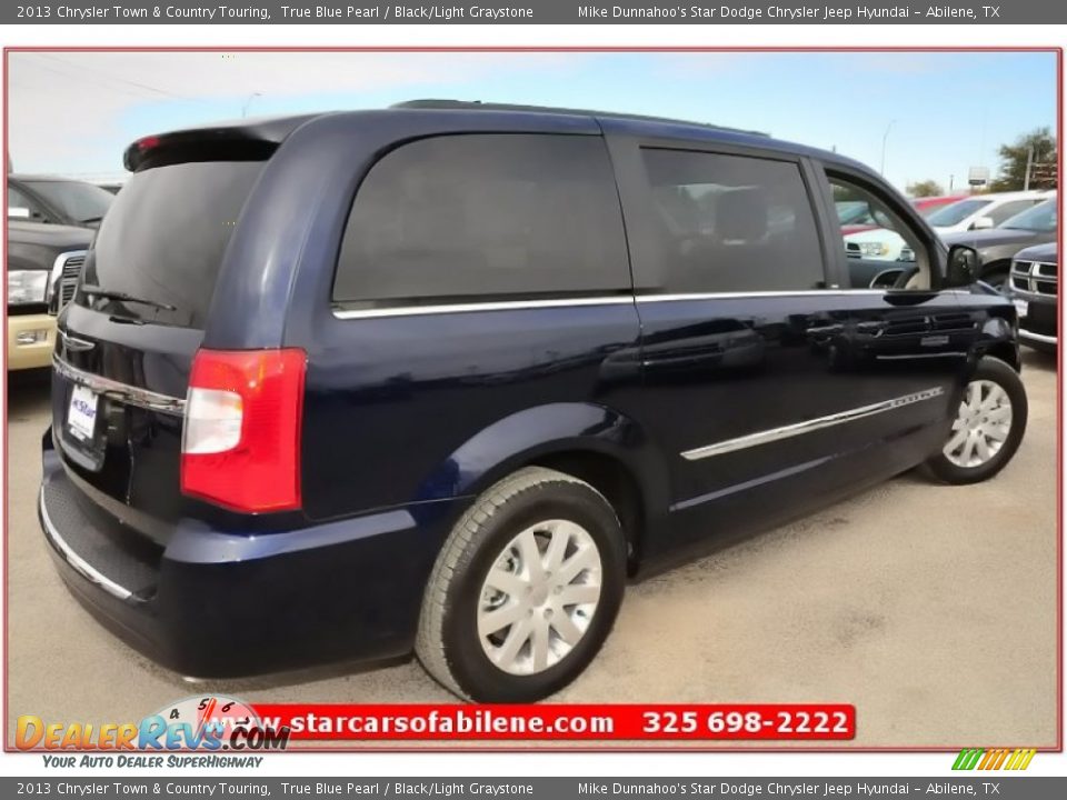 2013 Chrysler Town & Country Touring True Blue Pearl / Black/Light Graystone Photo #7