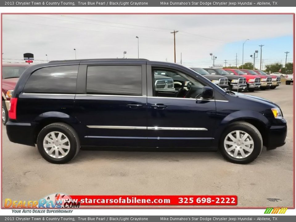 2013 Chrysler Town & Country Touring True Blue Pearl / Black/Light Graystone Photo #8