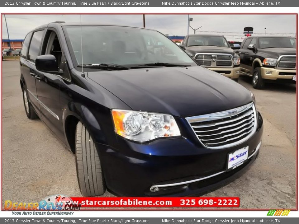 2013 Chrysler Town & Country Touring True Blue Pearl / Black/Light Graystone Photo #9