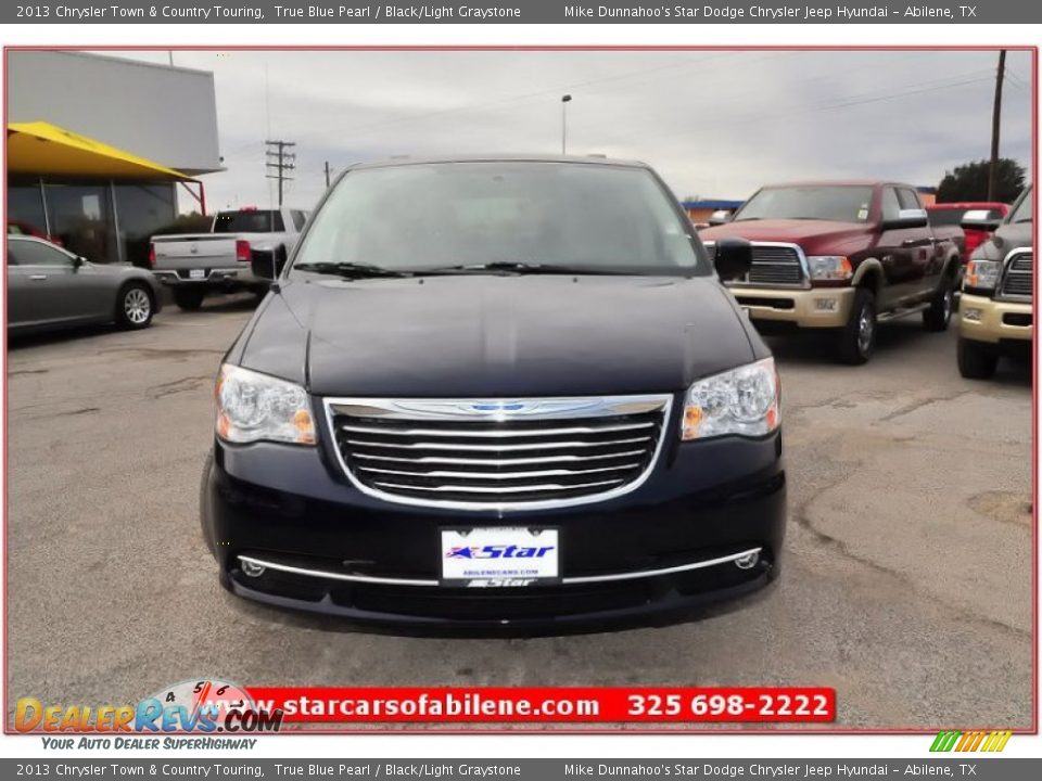 2013 Chrysler Town & Country Touring True Blue Pearl / Black/Light Graystone Photo #10