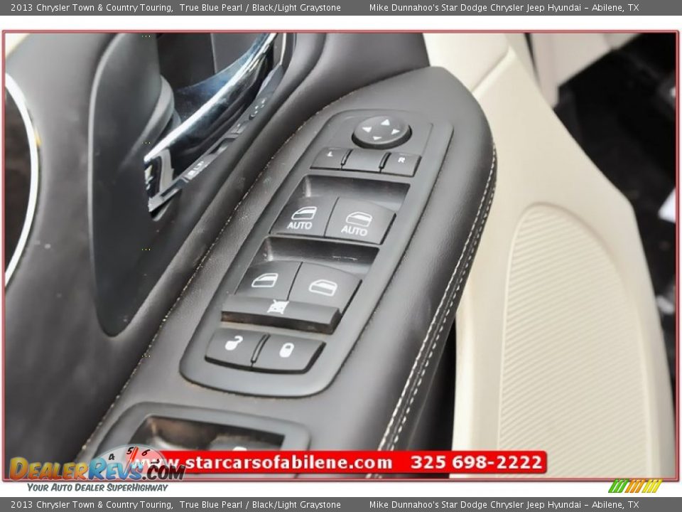 2013 Chrysler Town & Country Touring True Blue Pearl / Black/Light Graystone Photo #14