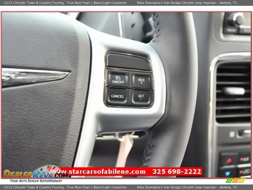 2013 Chrysler Town & Country Touring True Blue Pearl / Black/Light Graystone Photo #16