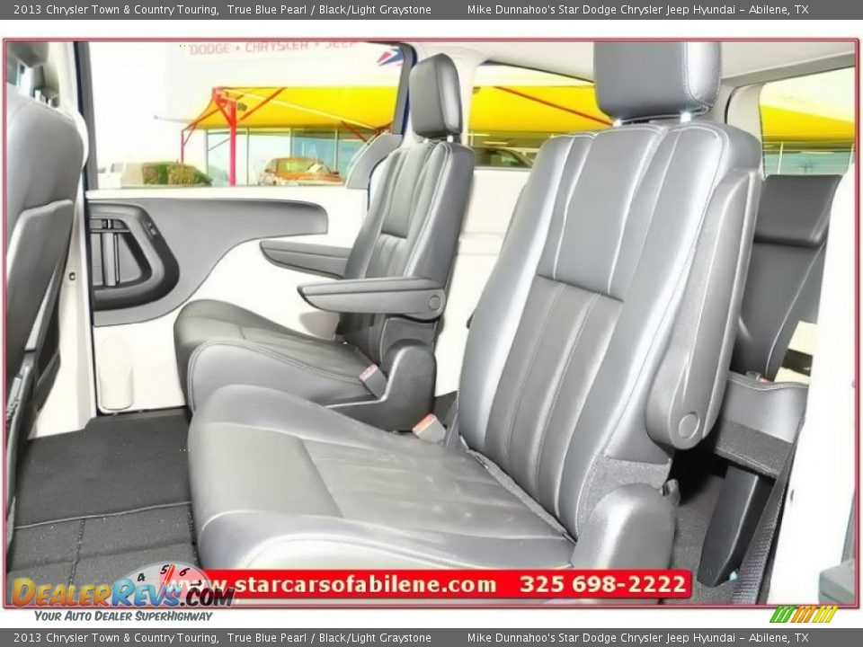 2013 Chrysler Town & Country Touring True Blue Pearl / Black/Light Graystone Photo #19