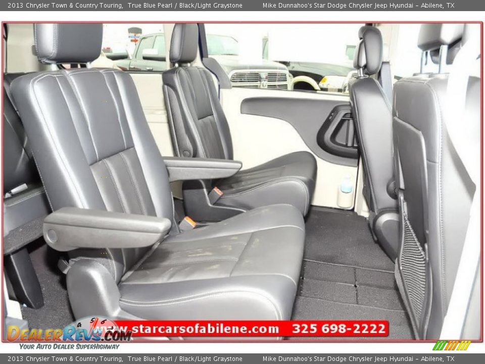 2013 Chrysler Town & Country Touring True Blue Pearl / Black/Light Graystone Photo #24