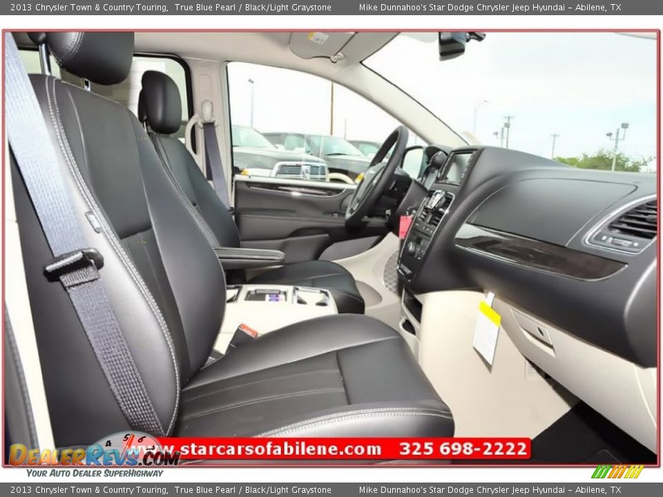2013 Chrysler Town & Country Touring True Blue Pearl / Black/Light Graystone Photo #26