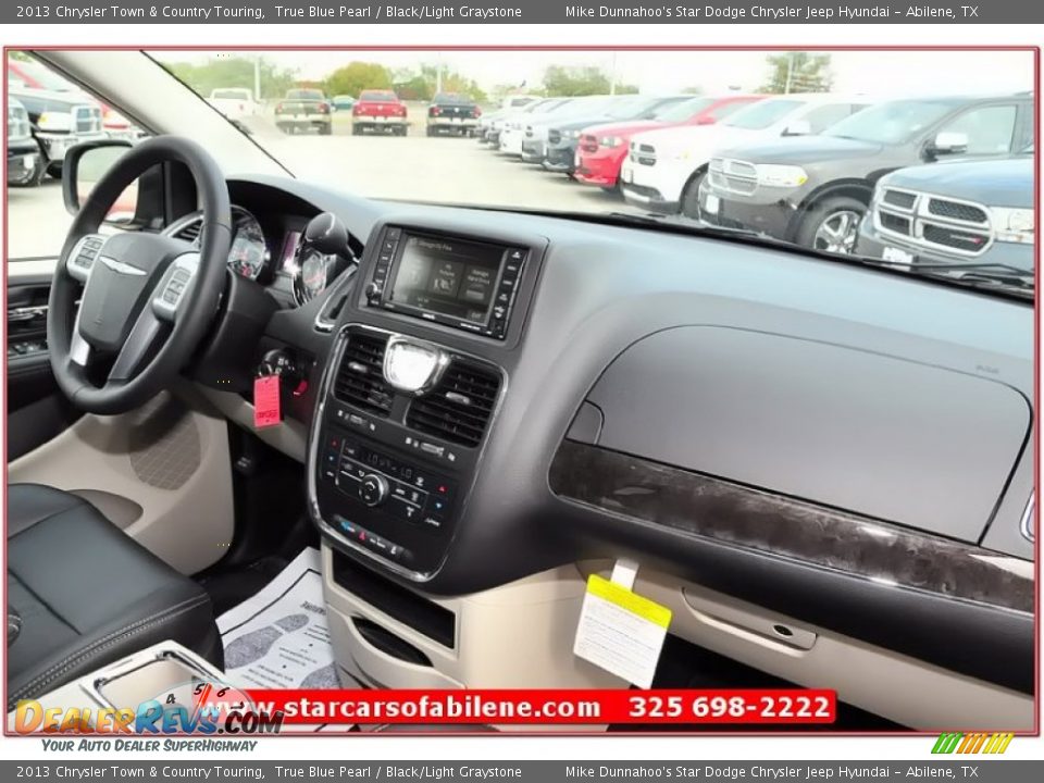 2013 Chrysler Town & Country Touring True Blue Pearl / Black/Light Graystone Photo #28