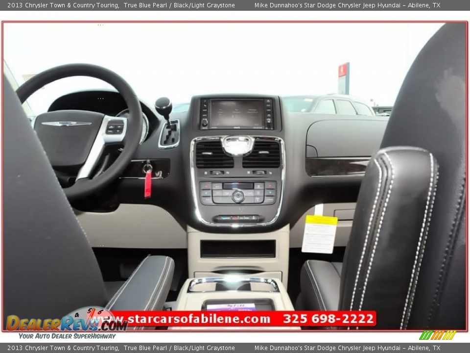 2013 Chrysler Town & Country Touring True Blue Pearl / Black/Light Graystone Photo #29
