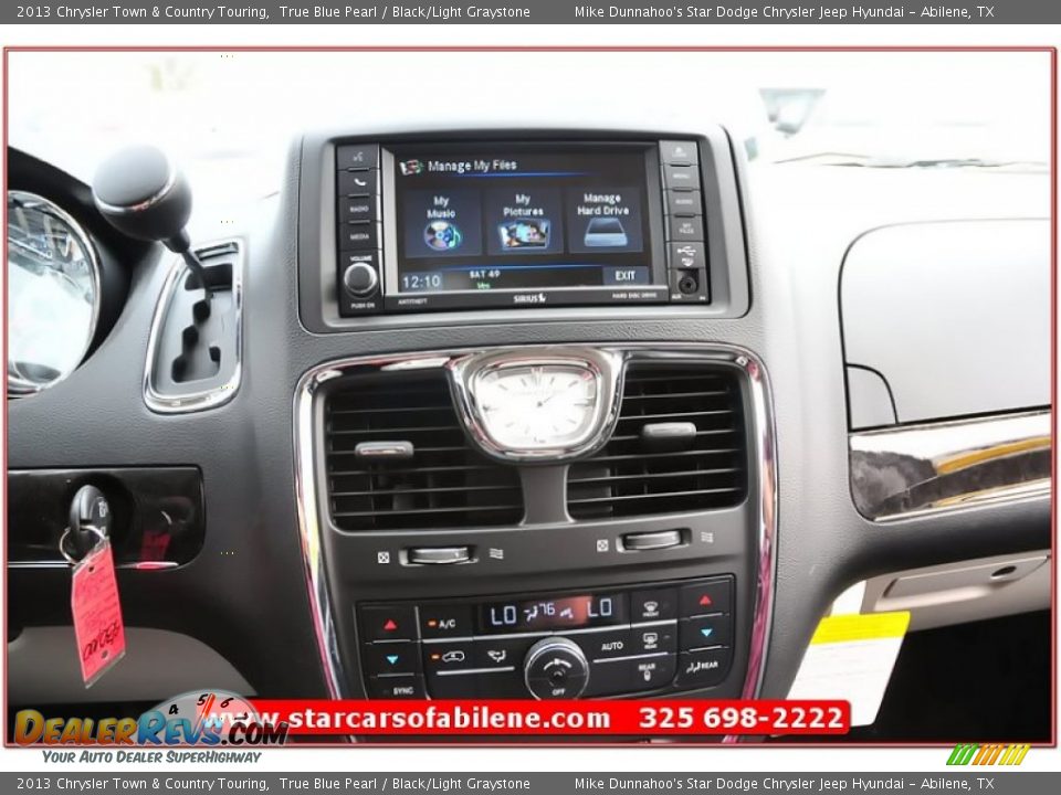 2013 Chrysler Town & Country Touring True Blue Pearl / Black/Light Graystone Photo #30