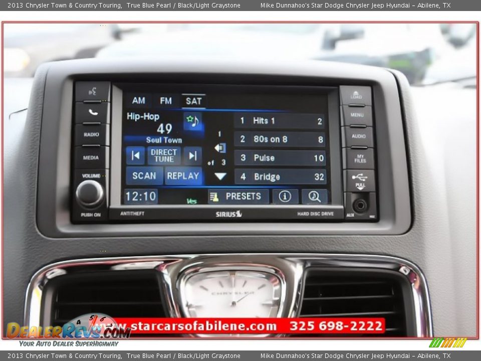 2013 Chrysler Town & Country Touring True Blue Pearl / Black/Light Graystone Photo #32