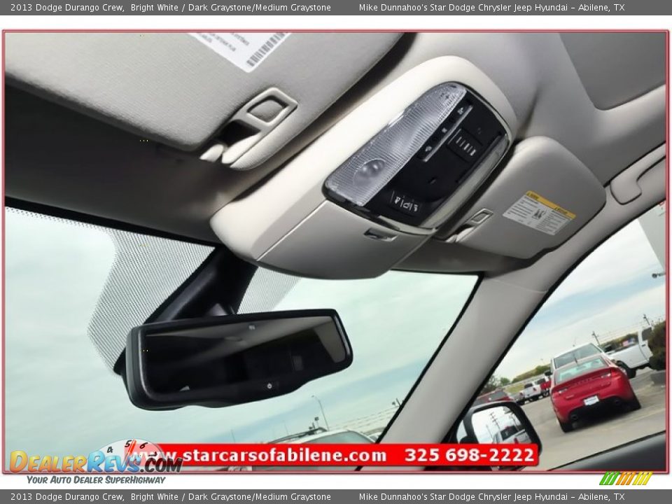 2013 Dodge Durango Crew Bright White / Dark Graystone/Medium Graystone Photo #18
