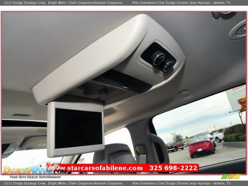 2013 Dodge Durango Crew Bright White / Dark Graystone/Medium Graystone Photo #21