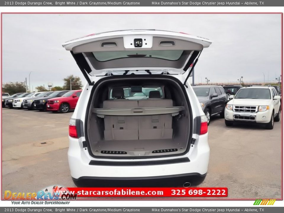 2013 Dodge Durango Crew Bright White / Dark Graystone/Medium Graystone Photo #24