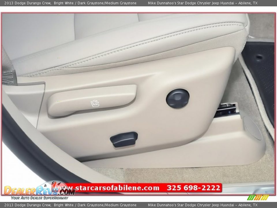 2013 Dodge Durango Crew Bright White / Dark Graystone/Medium Graystone Photo #28