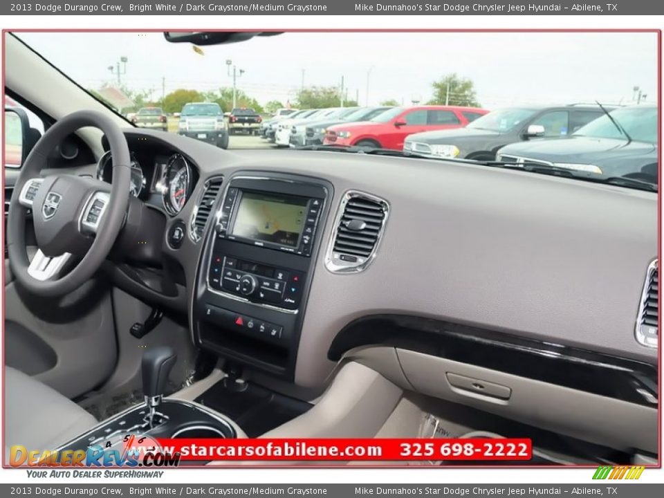 2013 Dodge Durango Crew Bright White / Dark Graystone/Medium Graystone Photo #30