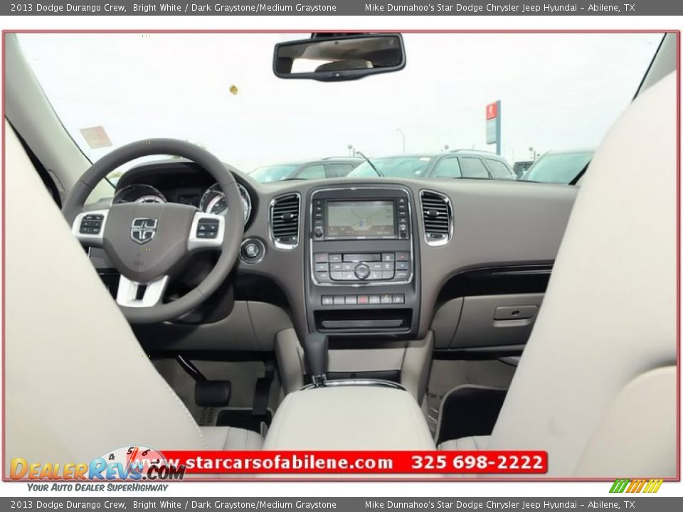 2013 Dodge Durango Crew Bright White / Dark Graystone/Medium Graystone Photo #31
