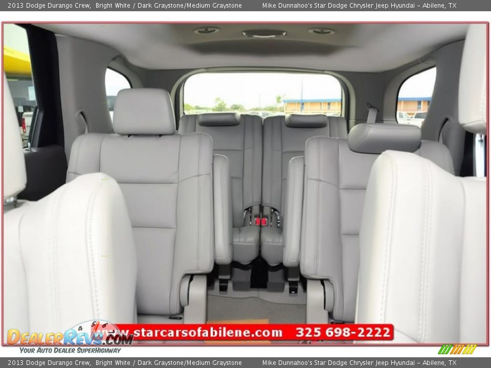 2013 Dodge Durango Crew Bright White / Dark Graystone/Medium Graystone Photo #32