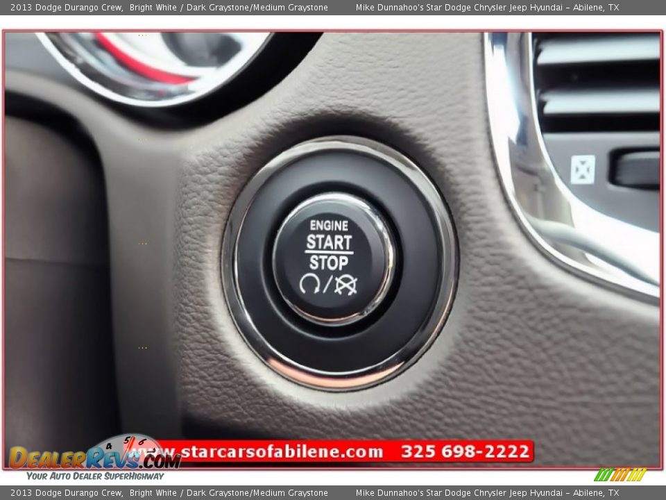 2013 Dodge Durango Crew Bright White / Dark Graystone/Medium Graystone Photo #33