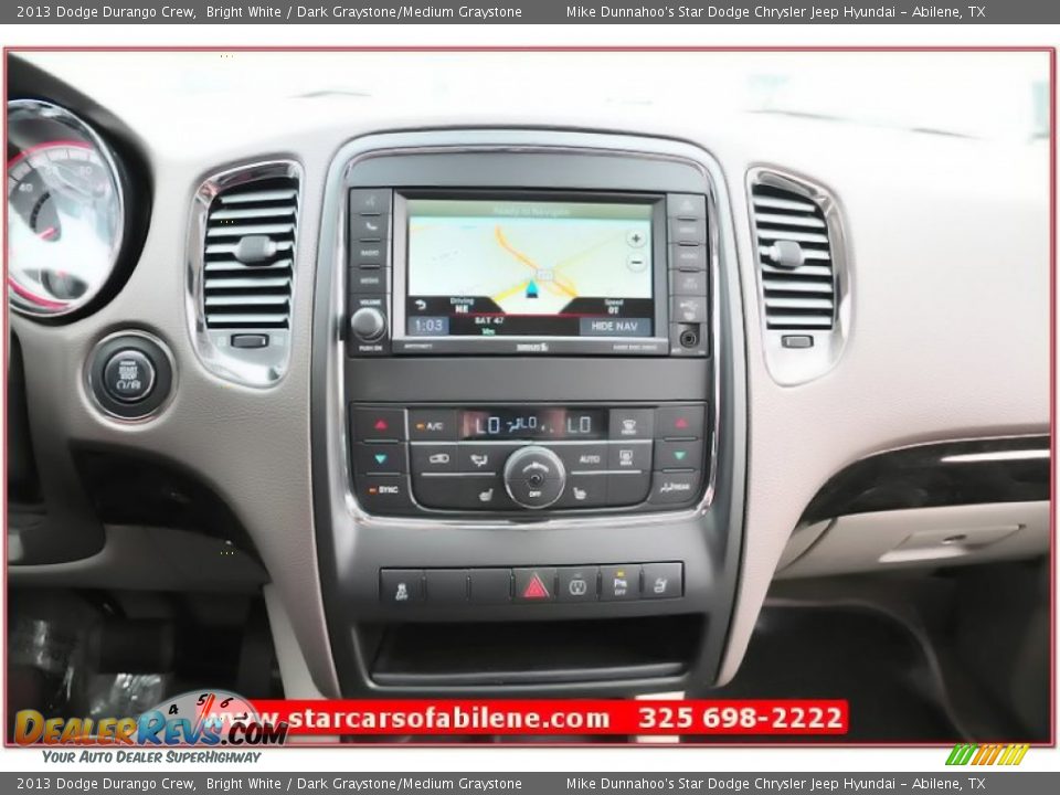 2013 Dodge Durango Crew Bright White / Dark Graystone/Medium Graystone Photo #34