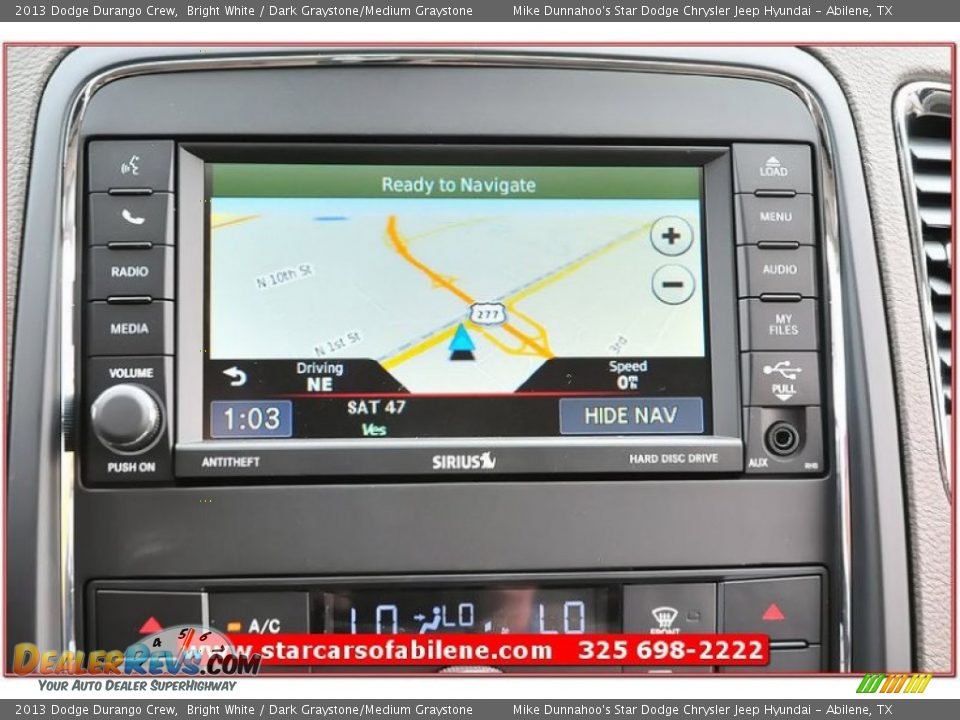 2013 Dodge Durango Crew Bright White / Dark Graystone/Medium Graystone Photo #35