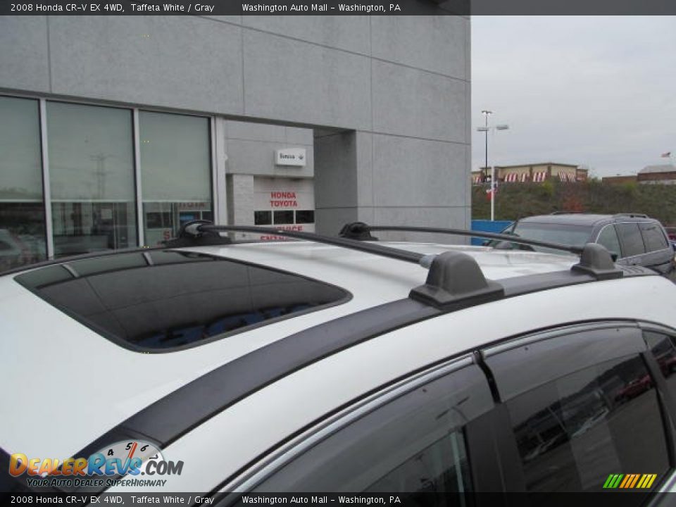 2008 Honda CR-V EX 4WD Taffeta White / Gray Photo #4