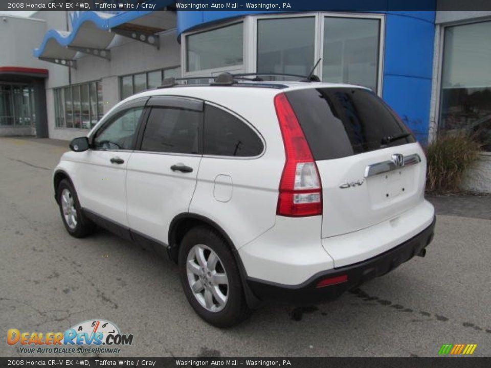 2008 Honda CR-V EX 4WD Taffeta White / Gray Photo #5