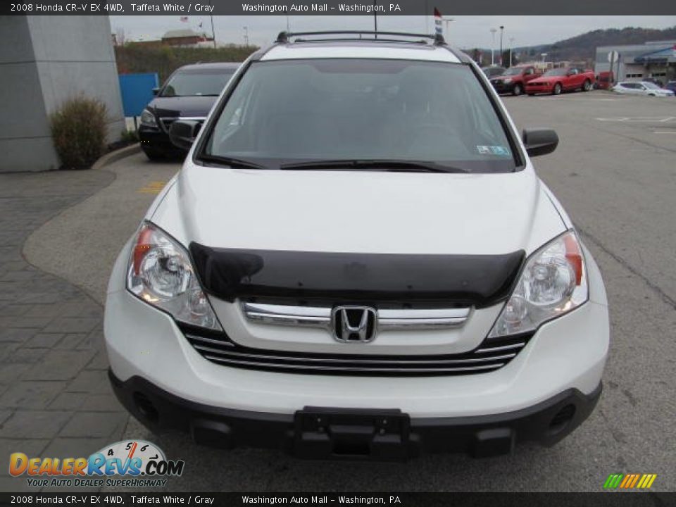 2008 Honda CR-V EX 4WD Taffeta White / Gray Photo #10