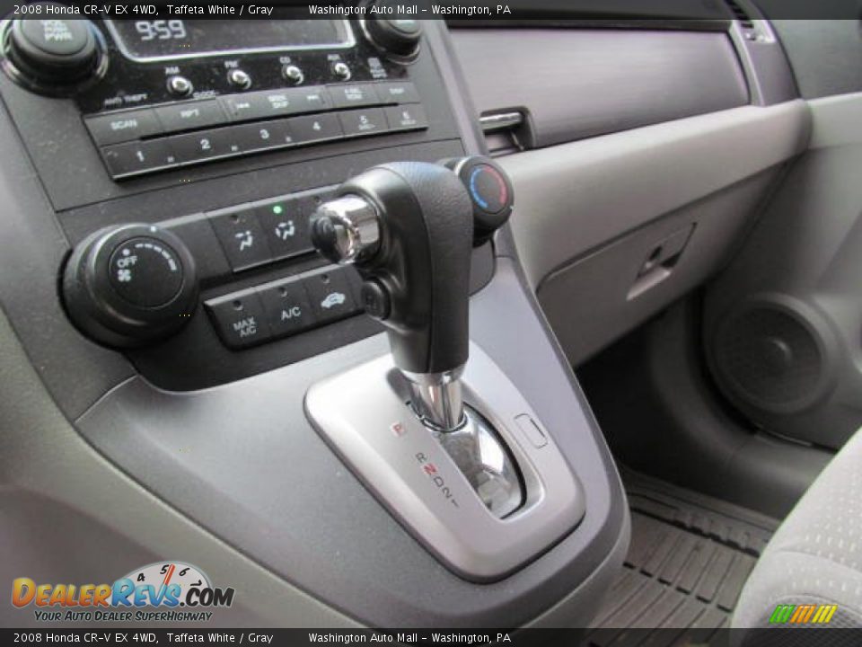 2008 Honda CR-V EX 4WD Taffeta White / Gray Photo #14