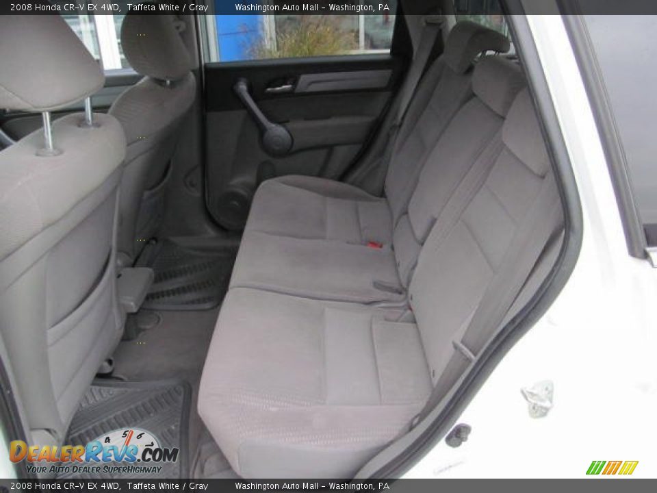 2008 Honda CR-V EX 4WD Taffeta White / Gray Photo #17