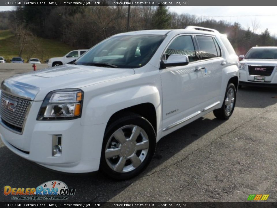 2013 GMC Terrain Denali AWD Summit White / Jet Black Photo #4