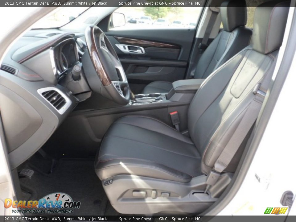 Front Seat of 2013 GMC Terrain Denali AWD Photo #13