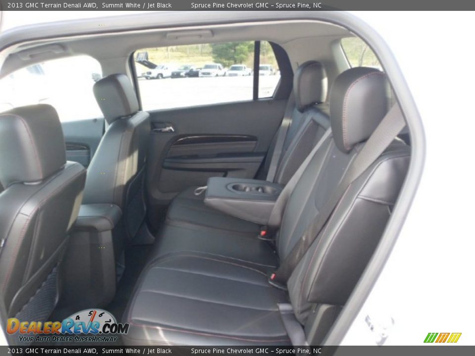 Rear Seat of 2013 GMC Terrain Denali AWD Photo #26