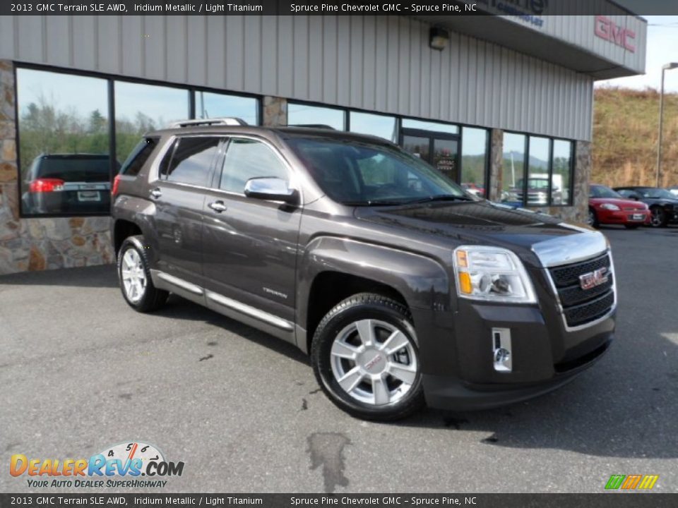 2013 GMC Terrain SLE AWD Iridium Metallic / Light Titanium Photo #3