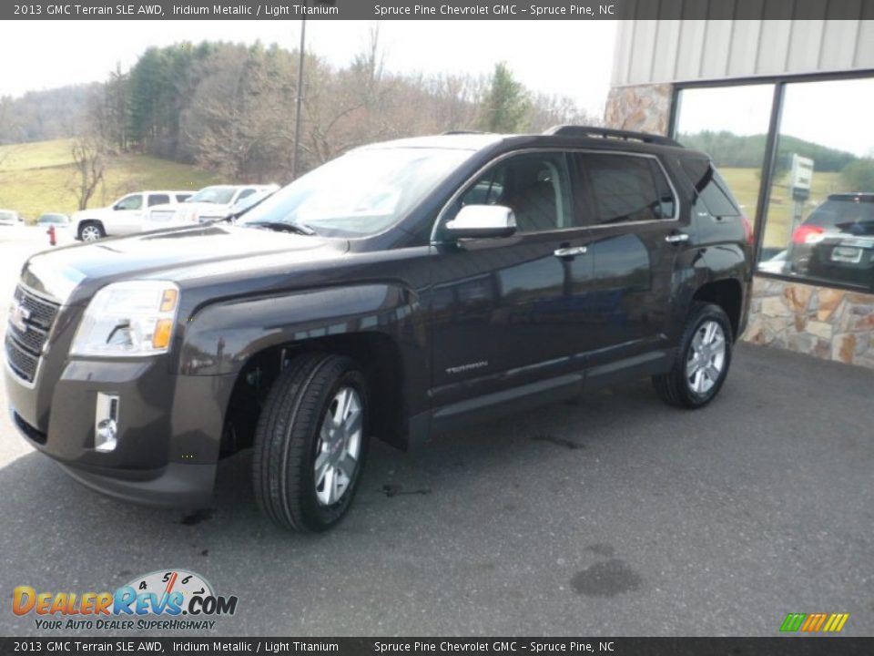 2013 GMC Terrain SLE AWD Iridium Metallic / Light Titanium Photo #4