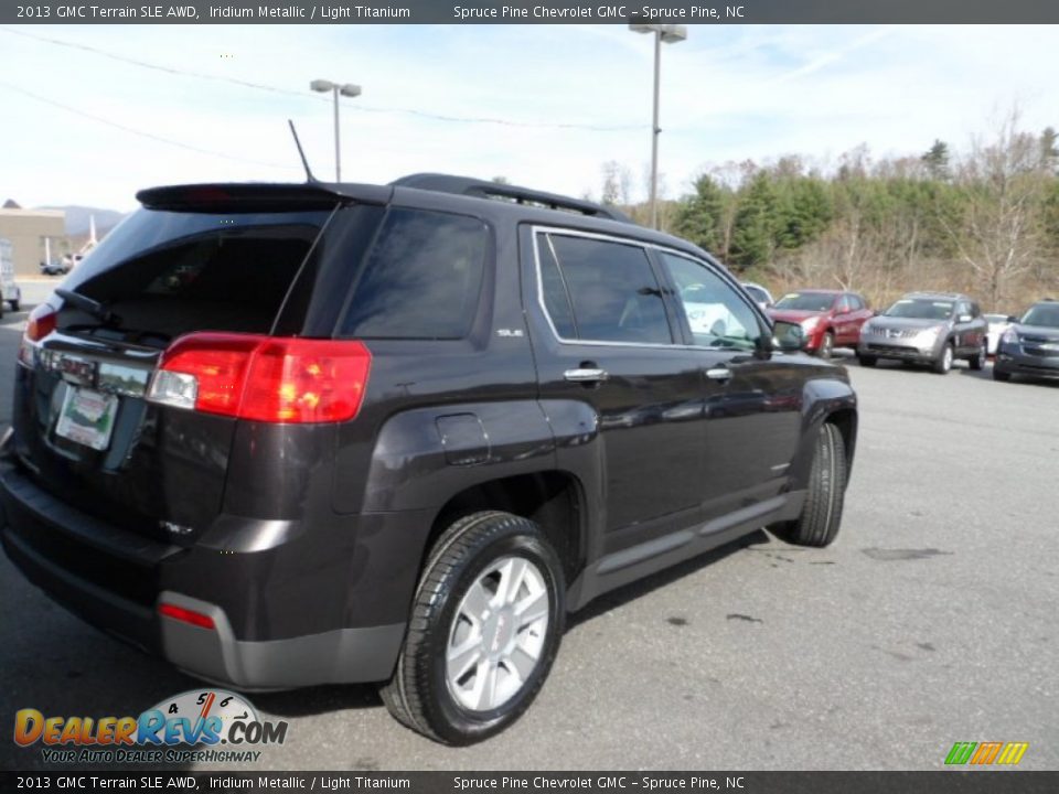 2013 GMC Terrain SLE AWD Iridium Metallic / Light Titanium Photo #6