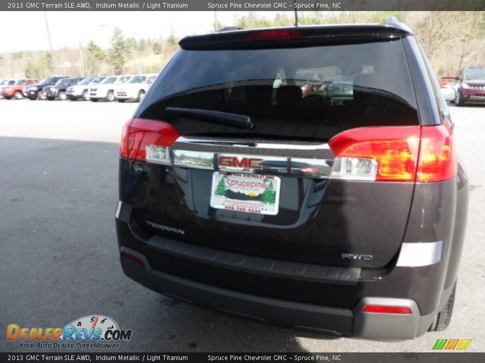 2013 GMC Terrain SLE AWD Iridium Metallic / Light Titanium Photo #7