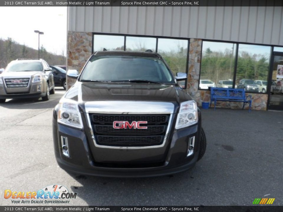 2013 GMC Terrain SLE AWD Iridium Metallic / Light Titanium Photo #8