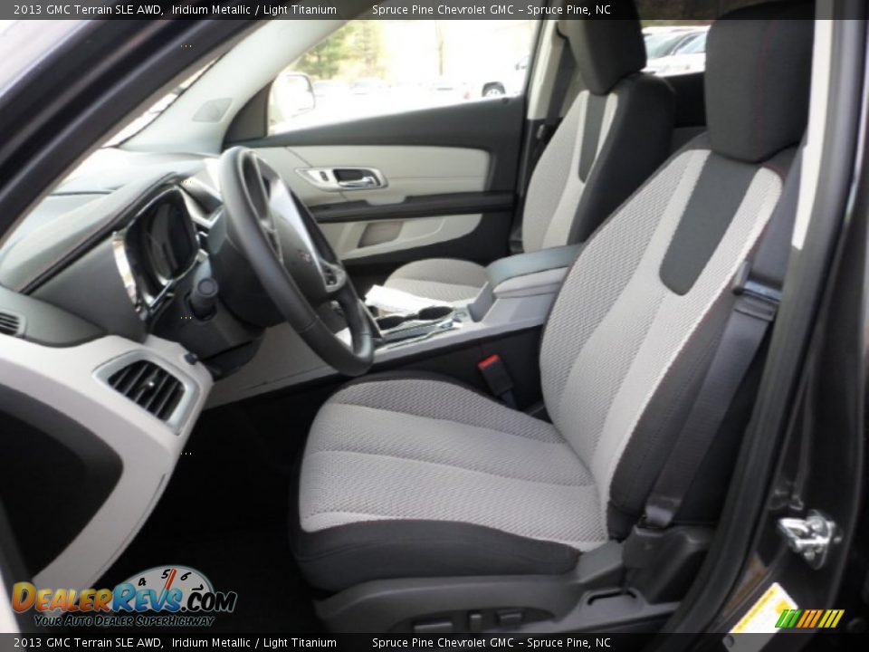 Front Seat of 2013 GMC Terrain SLE AWD Photo #14
