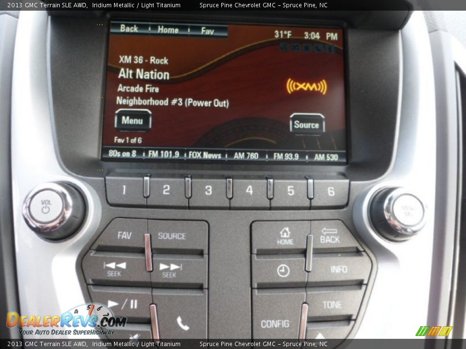 2013 GMC Terrain SLE AWD Iridium Metallic / Light Titanium Photo #20
