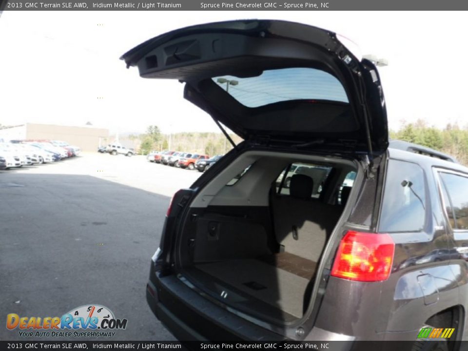 2013 GMC Terrain SLE AWD Iridium Metallic / Light Titanium Photo #28