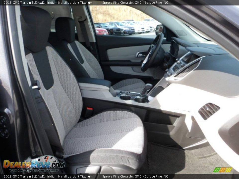 2013 GMC Terrain SLE AWD Iridium Metallic / Light Titanium Photo #34