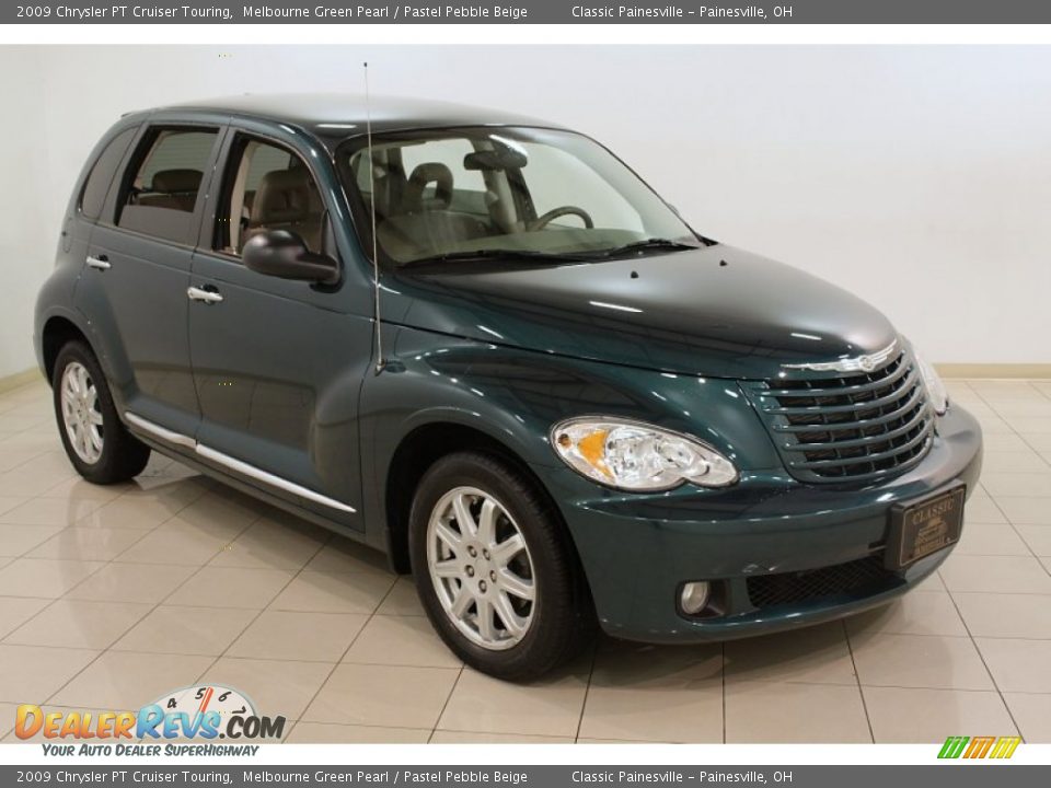 2009 Chrysler PT Cruiser Touring Melbourne Green Pearl / Pastel Pebble Beige Photo #1
