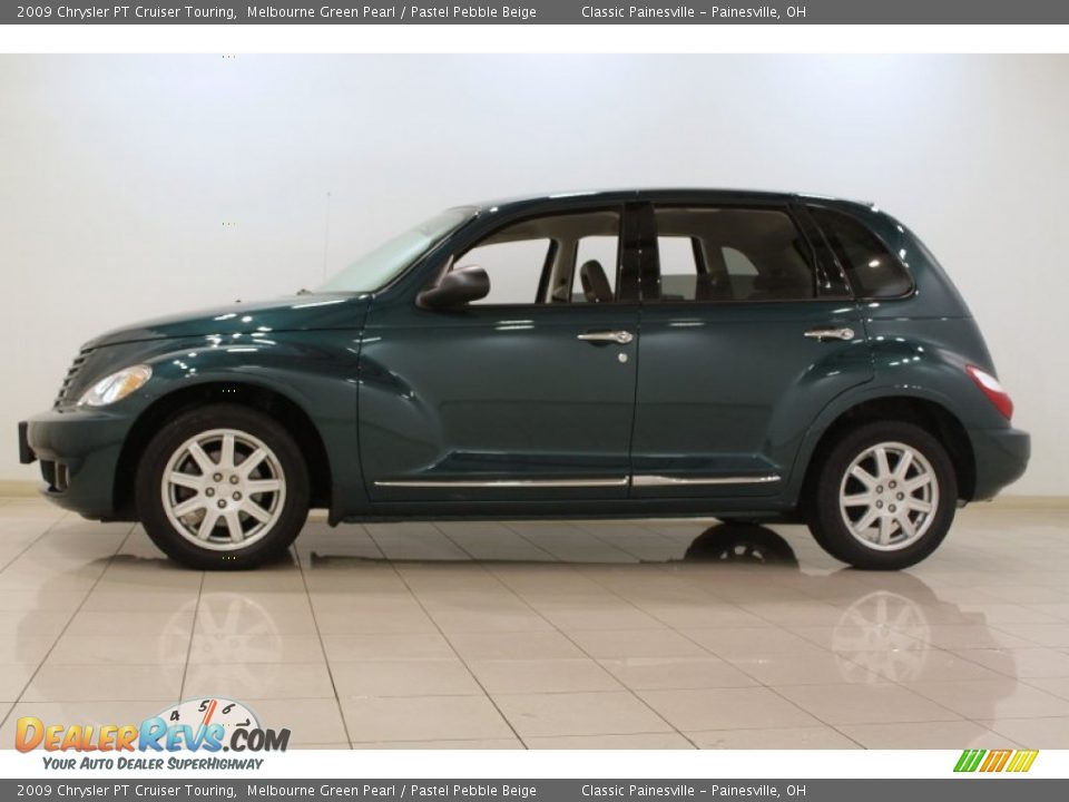 2009 Chrysler PT Cruiser Touring Melbourne Green Pearl / Pastel Pebble Beige Photo #4